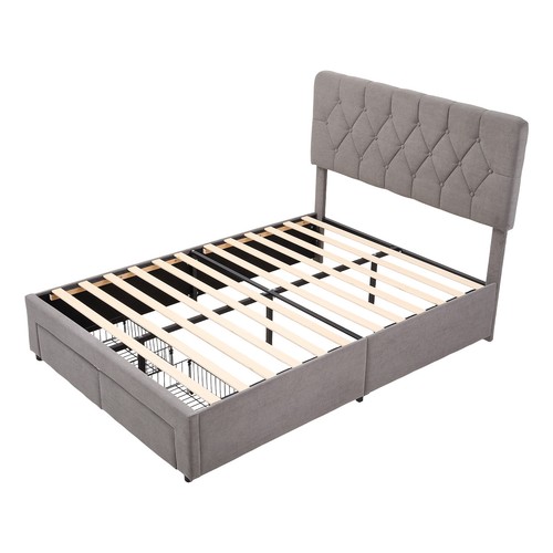 Bedroom wooden bed - bedroom, frame