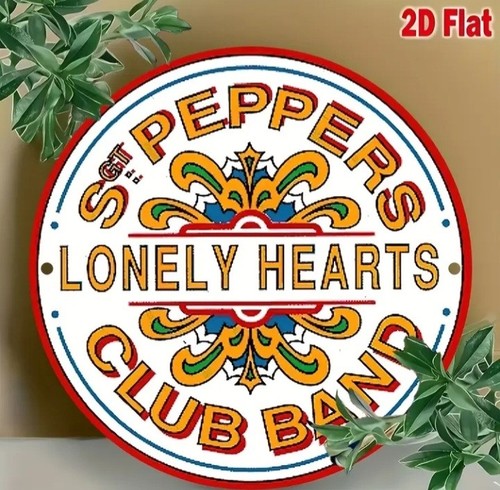 The beatles metal wall sign - beatles,
