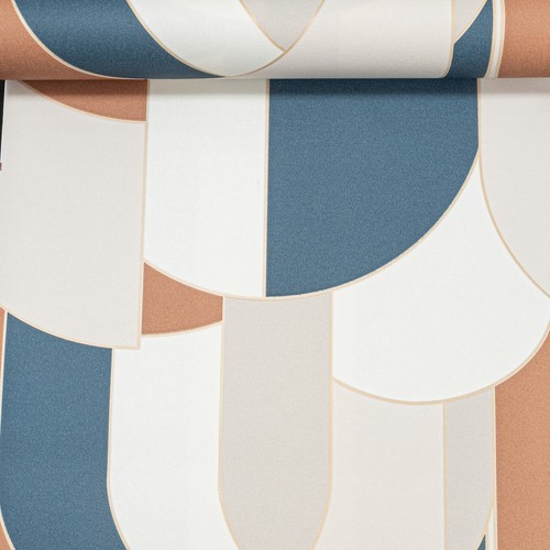 Blue white goemetric wallpaper - goemetric,