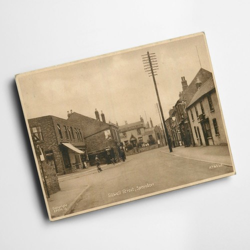 Print vintage derbyshire - a4,
