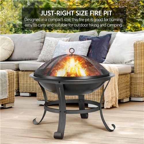 Outdoor fire pit round - fire,