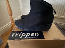 Trippen Zinc Blue Leather