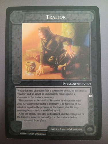 Traitor meccg middle earth - -,