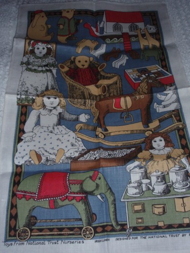 Pat albeck linen tea towel - pat,