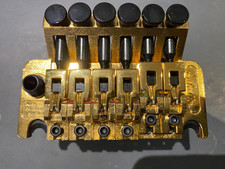 Schaller Floyd Rose Double Locking Tremolo (R3 Nut, 42 mm, Gold)