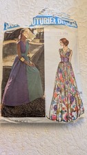 VINTAGE VOGUE COURTURIER DESIGN PUCCI EVENING DRESS PATTERN 2536