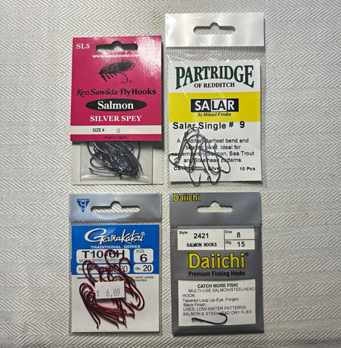 Various salmon irons fly - various,