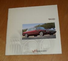 Daimler V8 X300 1999-2000 Large Format Brochure - Daimler V8 & Super V8