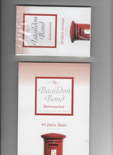 Basildon bond white - white, writing