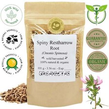 Restharrow Root Organic Dried Cut Ononis Spinosa Wild Harvest Herbal Benefits