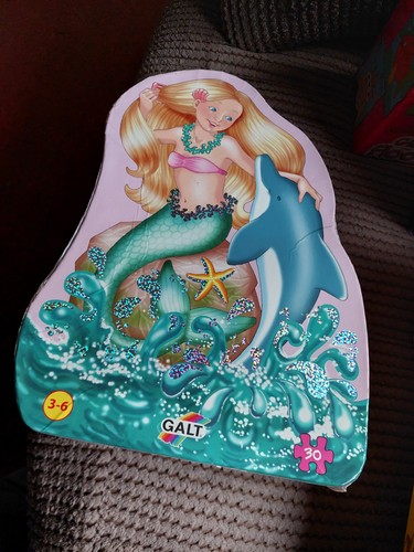 Mermaid foil jigsaw puzzle - jigsaw,