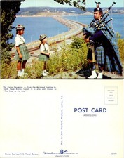 Canso Causeway Cape Breton Island Piper Canada Postcard