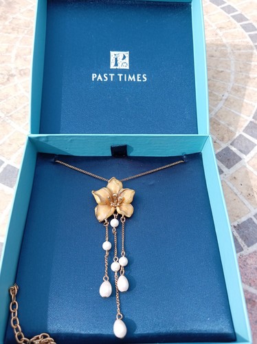 Past times floral necklace - past,