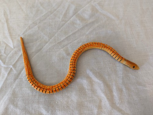 Wooden articulated snake - articulated,