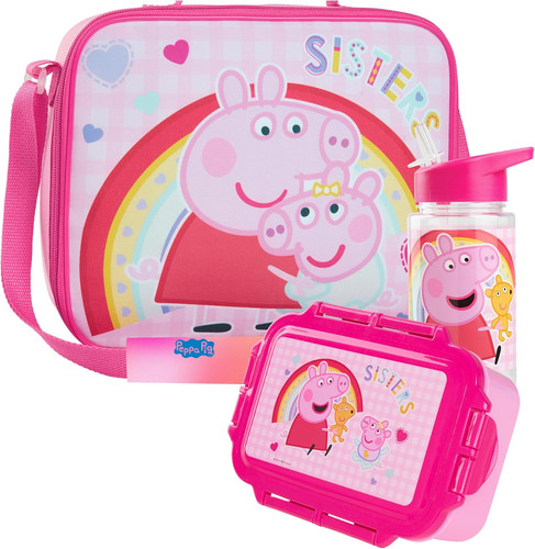 Peppa pig water bottle - water, lunch