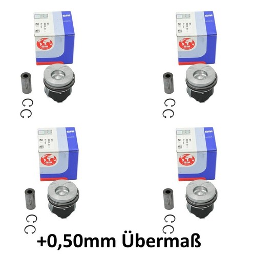 Pistons 50mm oversize - 4x,
