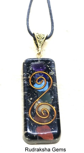 Black tourmaline orgone - black,