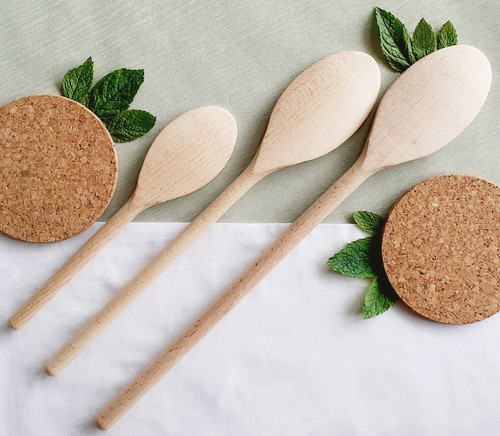 Plain oval natural - oval, wooden