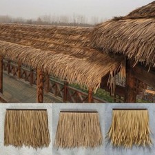 PVC Thatch Decorative Fake Grass Roof Simulation Straw Roof  Hut Fence