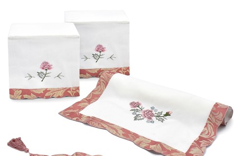 Capri rose embroidered arm - capri,