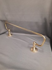 BRASS TOWEL RAIL,  RECLAIMED &