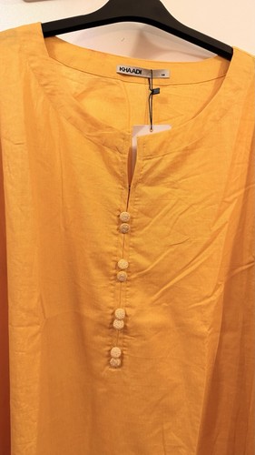 Khaadi solid yellow kurta - solid,