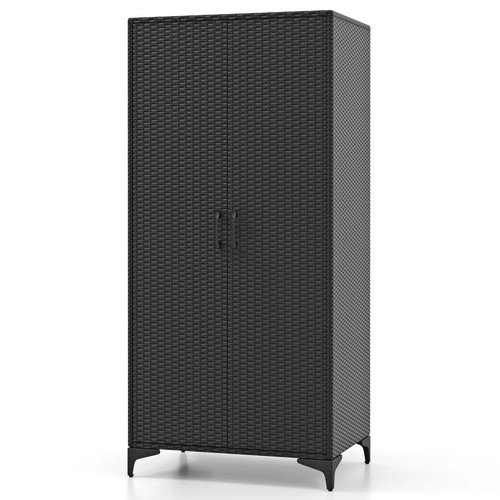 Rattan wardrobe armoire - rattan,