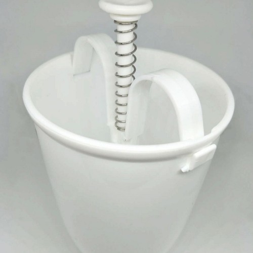 White plastic donut mould - white,