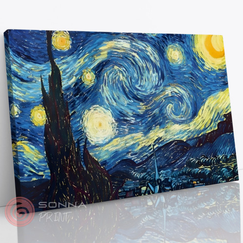 Van gogh starry night painting - van,