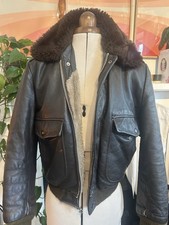 Vintage G-1 USA Leather Flight Jacket - XS