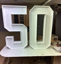 4ft light up numbers made to order 