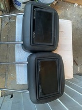 Car Headrest TVs with cables