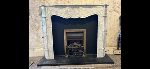 Pompadour style marble fire - pompadour,