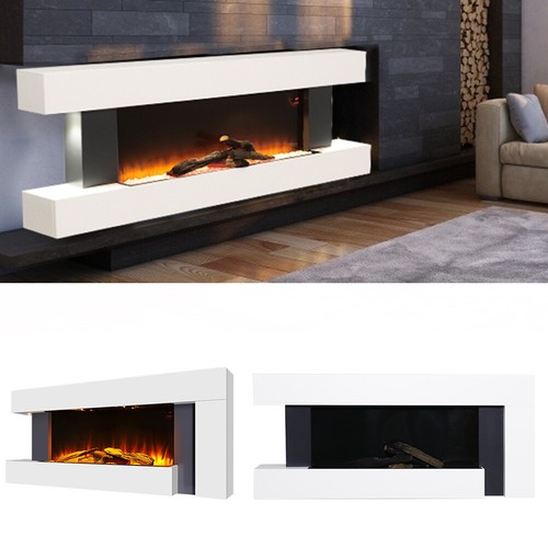 White fireplace suite - white,