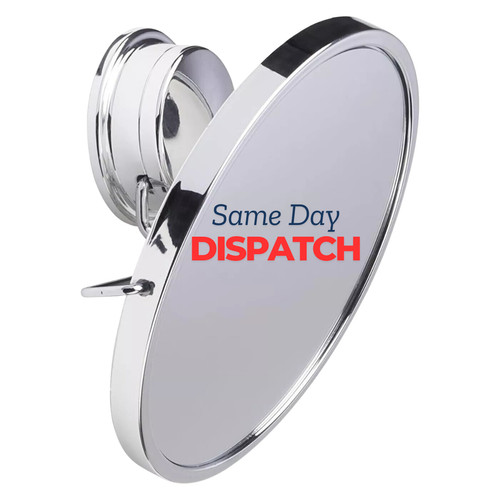 Shaving mirror stick lock - mirror, &