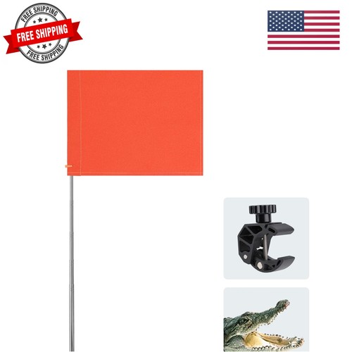 Orange boat flag with - flag,