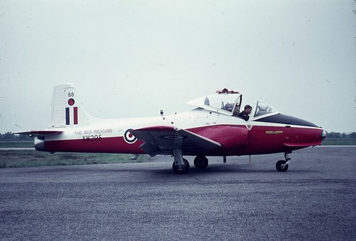 Raf jet provost - raf,, red