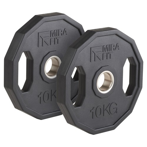 Mirafit 10kg rubber hex - x,