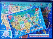 Picture Map Puzzle of The