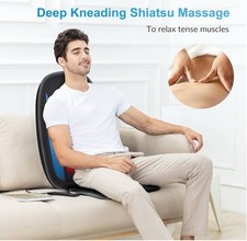 Comfier Shiatsu Back Massager with Heat - Deep Tissue Kneading Massage Chair
