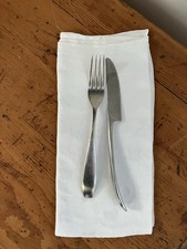 Vintage Irish Linen Blue and