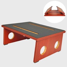 Foldable Wooden Footstool Foot Step Stool Fashion Multipurpose Hollow