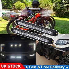 2x White 10" Trailer Tail