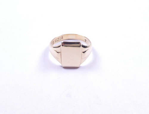 Gents yellow gold ring - gents,
