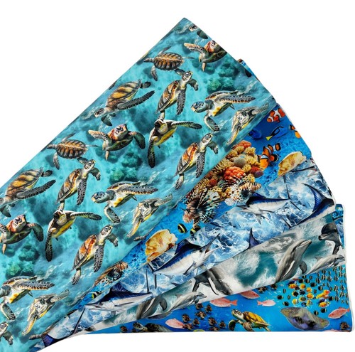 Marine creature fabric - creature,
