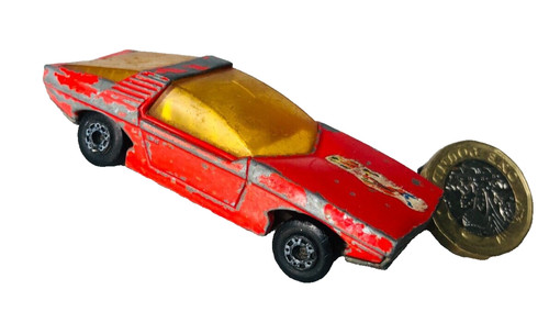 Toy car matchbox - vauxhall, red
