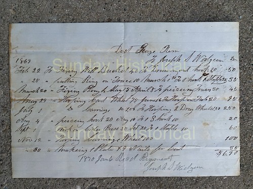 1869 eastville blacksmith - eastville, va