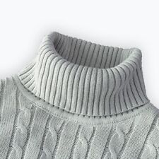 Men's Warm Wool Turtleneck