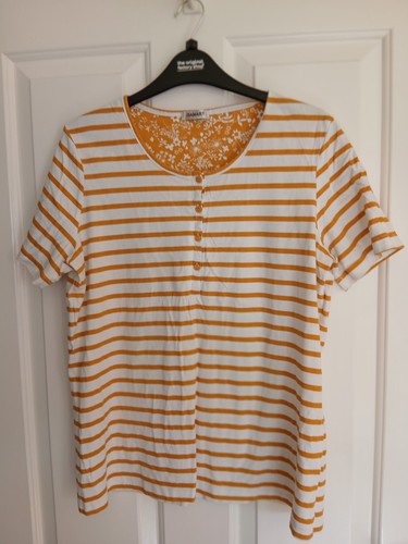 Bnwot ladies striped floral - bnwot, striped/floral