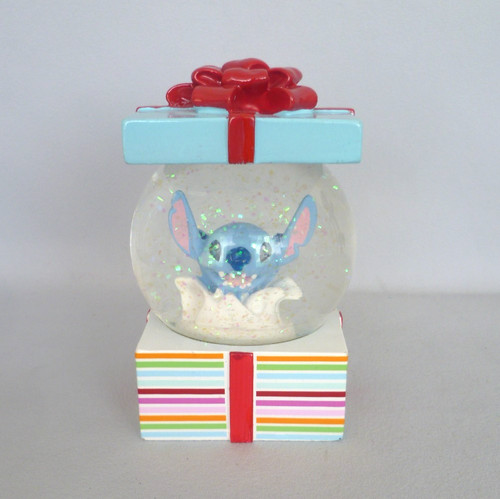 Disney stitch snow globe - stitch,